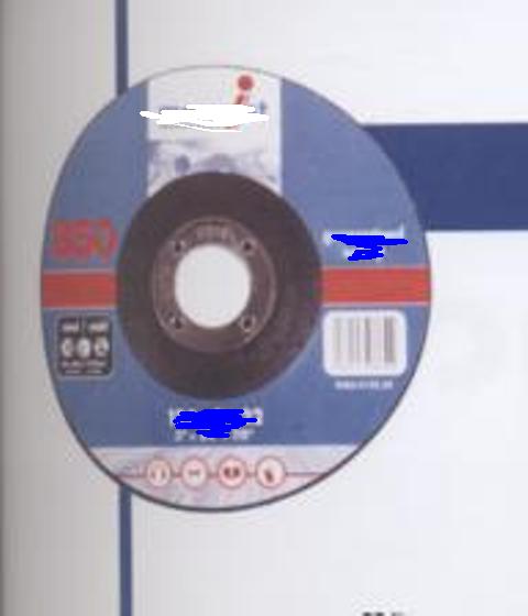 AGGLOMERATED ABRASIVE DISC.OF OTHER MATERIALS.NOT OF ARTIFICIAL ABRASIVE.MADE UP OF VARIOUS DERIVATIVES OF METALS AND COMPONENTS BOUND WITH A RESIN. FOR CUTTING.FOR WORKING METAL CIRCULAR IN SHAPE.DIAMETER 100MM.THICKNESS 3MM. BORE SIZE 16.0MM.PACKAGED IN  CARTONS OF 10 IN A CARDBOARD PRESENTATION BOX.
