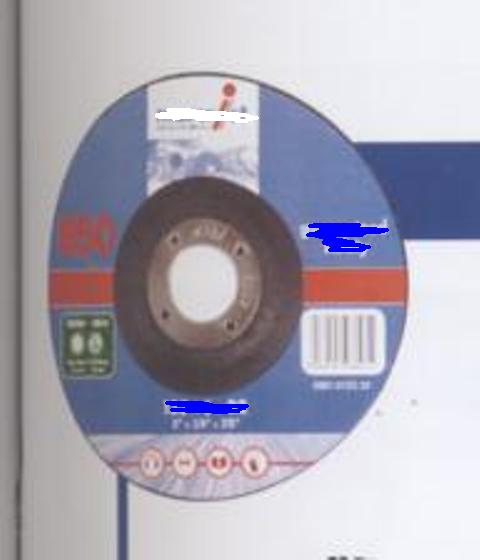 AGGLOMERATED ABRASIVE DISC.OF OTHER MATERIALS.NOT OF ARTIFICIAL ABRASIVE.MADE UP OF VARIOUS DERIVATIVES OF METALS AND COMPONENTS BOUND WITH A RESIN. FOR GRINDING. FOR WORKING STONE.CIRCULAR IN SHAPE.DIAMETER 100MM.THICKNESS 6MM. BORE SIZE 16.0MM.PACKAGED IN  CARTONS OF 10 IN A CARDBOARD PRESENTATION BOX.