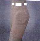UNISEX KNITTED HIP PROTECTORS.  DESIGN TO COVER THE HIPS AND UPPER THIGH.  GARMENT CAN EITHER BE WORN OVER UNDERGARMENTS OR CAN BE WORN AS UNDERWEAR AND INCORPORATES PADDING WHICH IS DESIGNED TO PROTECT THE HIP BONES SHOULD THE WEARER FALL.  MADE OF A COTTON/POLYESTER SPANDEX MIX (COTTON 95 PERCENT, POLYESTER SPANDEX 5 PERCENT).