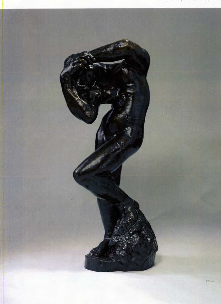ORIGINAL BRONZE SCULPTURE, 'MEDITATION' BY AUGUSTE RODIN. 61 INCHES HIGH, AND SIGNED. PRODUCED BY THE COUBERTIN FOUNDRY IN 1982. NUMBERED 1/1.