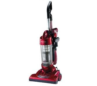 1800 WATT BAGLESS UPRIGHT VACUUM CLEANER WITH 3M HOSE.  IDEAL FOR PET HAIR.  SIDE SUCTION FOR EDGE TO EDGE CLEANING.  VARIABLE POWER.  CAPACITY OF DUSTBIN 3 LITRES.  WASHABLE FILTER.  MANUAL CORD REWIND.  FOOT OPERATED ON/OFF CONTROL.  ADJUSTABLE FLOORHEAD.  INCLUDES PETS TURBO TOOL.  ON-BOARD TOOL STORAGE.  PLASTIC EXTENSION TUBES.  SUITABLE FOR ALL FLOOR TYPES.  6.5M POWER CORD.  WEIGHT 6.9KG.  RED.