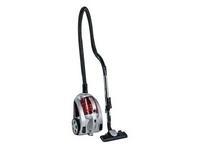 1800 WATT SLEDGE STYLE BAGLESS VACUUM CLEANER.  AUTOMATIC CABLE REWIND.  WITH HEPA FILTER.  MAXIMUM VOLUME OF DUST COLLECTOR: 2.2 LITRES.  POWER SUPPLY MAINS.  VARIABLE POWER.  TELESCOPIC METAL TUBE.  WITH INTEGRATED TOOLS AND TURBINE BRUSH.  SILVER.