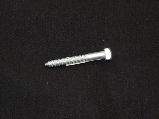 GALVANISED STEEL THREADED COACH SCREW WITH A SQUARE DOMED HEAD NOT SLOTTED OR CROSS RECESSED AND SHANK THICKNESS GREATER THAN 5MM