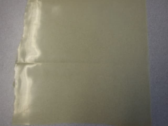 NATURAL LATEX (CIS-POLYISOPRENE POLYMER) VULCANISED RUBBER SHEETING, CREAM IN COLOUR. TO BE MANUFACTURED INTO ARTICLES OF APPAREL.