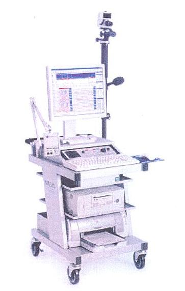 AN AMPLIFIER WITH A DEDICATED FUNCTION THAT IS INCORPORATED INTO A SYSTEM  USED FOR MEASURING BIO-PHYSIOLOGICAL SIGNALS OF PATIENTS, SUCH AS BRAIN, NERVES AND MUSCLES. THE AMPLIFIER IS PHYSICALLY SEPARATE FROM ITS DIAGNOSTIC MACHINE. FEATURES - 32 REFERENTIAL EEG CHANNELS 8 BIPOLAR   CALIBRATION SQUARE WAVE 1-20 SEC.PERIOD 1-1000uV