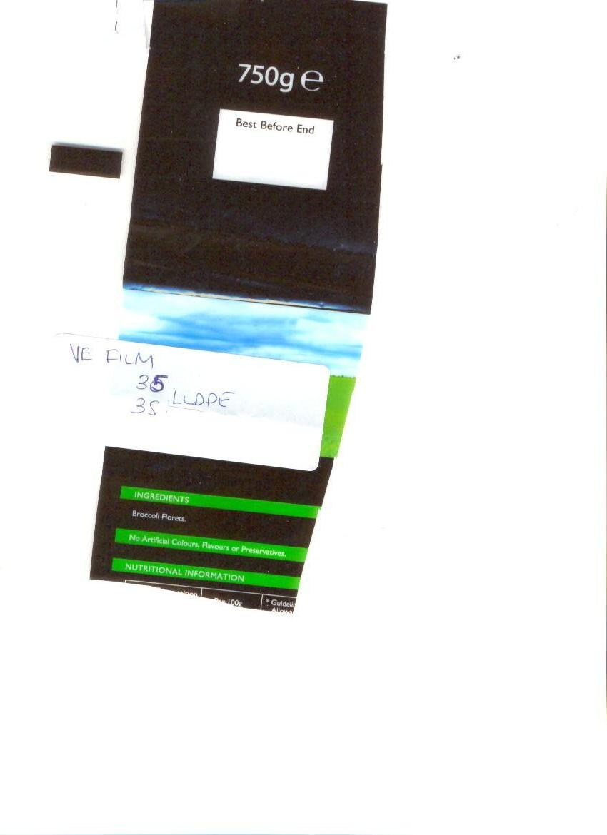 LAMINATED FILM OF LLDPE (LINEAR LOW DENSITY POLYETHYLENE) OF POLYETHEYLENE WITH SPECIFIC GRAVITY OF 0.92. 35 MICRON THICK,  LAMINATED TO LLDPE (LINEAR LOW DENSITY POLYETHYLENE) OF 35 MICRON THICK REVERSE PRINTED FILM, IMPORTED IN ROLLS FOR USE IN THE FOOD PACKAGING INDUSTRY.