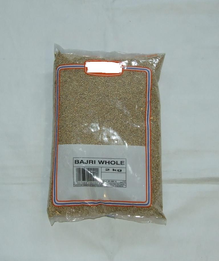 BAJARA, MILLET. GRAIN PACKAGED IN 2KG BAGS.