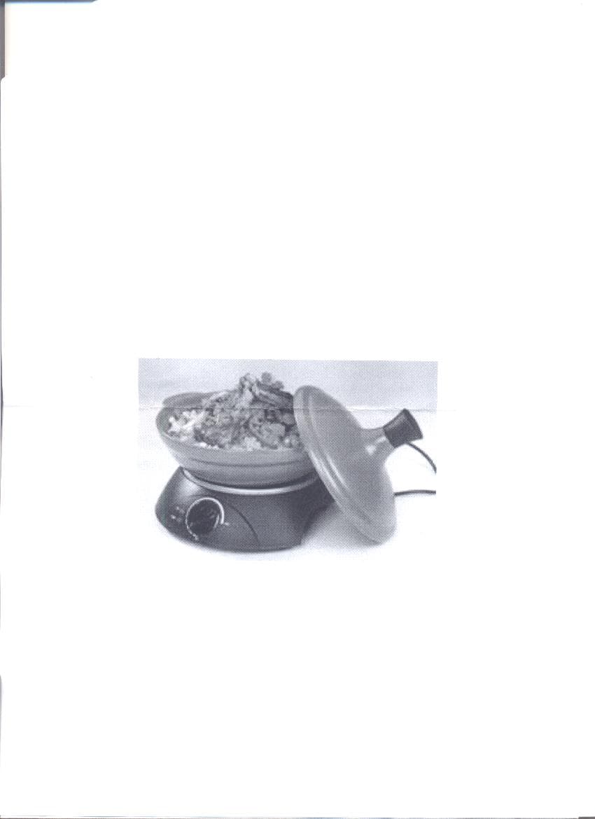 DOMESTIC ELECTRIC COOKING PLATE WITH A CERAMIC TAGINE