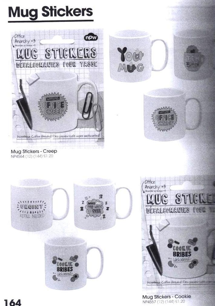 TRANSFERS TO BE AFFIXED ONTO MUGS.