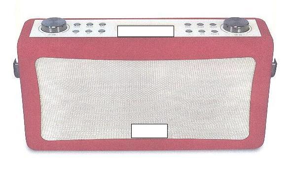 A DAB/DAB+ AND FM RADIO WITH BLUETOOTH SPEAKER AND AUXILIARY CONNECTION.  THE RADIO HAS THE ABILITY TO STORE 30 DAB/DAB+ AND 30 FM RADIO PRESETS.  IT ALSO ALLOWS AUDIO TO BE PLAYED FROM AN EXTERNAL DEVICE SUCH AS A PHONE OR MP3 PLAYER VIA BLUETOOTH OR VIA AN AUXILIARY CONNECTION.  THE RADIO INCORPORATES AN ALARM THAT PLAYS A BUZZER OR A RADIO STATION AND A COOKING TIMER UP TO 99 MINUTES.  THE RADIO CAN BE CONTROLLED BY AN ANDROID DEVICE OR PHONE RUNNING SPECIALIST SOFTWARE. IT CAN BE POWERED FROM THE MAINS OR BY (4 TYPE D) BATTERIES.  A USB CONNECTION ALLOWS COMPATIBLE EXTERNAL DEVICES TO BE CHARGED FROM THE RADIO WHEN IT IS PLUGGED INTO THE MAINS.  THE RADIO HAS AN LCD DISPLAY AND VARIOUS CONTROL BUTTONS AND KNOBS ON THE TOP AS WELL AS A CARRY HANDLE.  THE RADIO DOES NOT INCORPORATE ANY MPEG DECODERS.