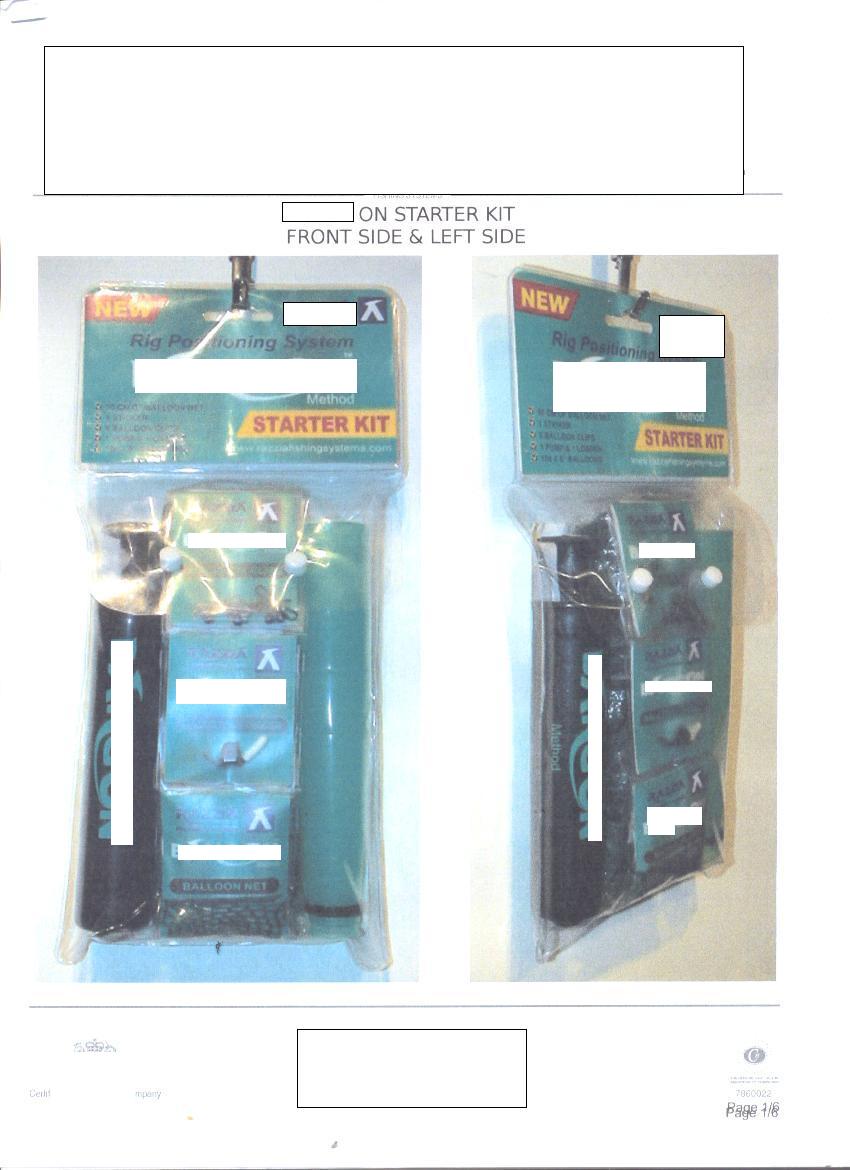 A FISHING SYSTEM USED TO POSITION A LEGERED RIG, WITHOUT THE NEED TO CAST, USING A TROTTING OR DRIFTING BALLOON. INCLUDED IN THE PACK ARE - 1 STRIKER: MECHANICAL DEVICE TO BURST THE BALLOON AT DISTANCE - A NET TO KEEP THE BALLOON DEBRIS CONTAINED -  CLIPS TO KEEP THE BALLOON/ NET ON THE FISHING LINE - BALLOONS TO DRIFT A WEIGHTED FISHING RIG INTO POSITION - PUMP & LOADER TO FILL & INFLATE THE BALLOON WITH BAIT - FULL INSTRUCTION MANUAL. 50  5 INCH BALLOONS IN PACK. PUT UP FOR RETAIL SALE IN A CLEAR PLASTIC BAG WITH PRINTED INSERT.