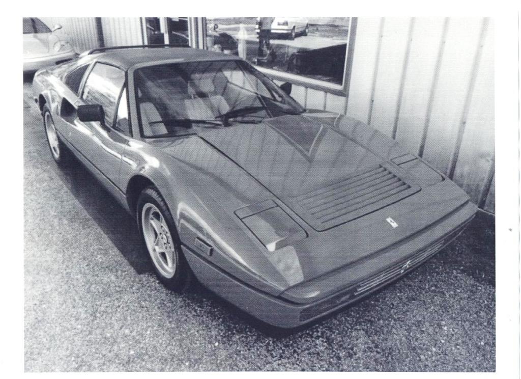 1987 FERRARI 328 GTS MOTOR CAR. THE VEHICLE IS IN ORIGINAL CONDITION. LEFT HAND DRIVE VEHICLE. HAS TWO DOORS, TWO SEATS. HAS A 3185CC PETROL ENGINE. THE TRANSMISSION IS MANUAL. WILL BE USED UNDER A LIMITED MILEAGE.