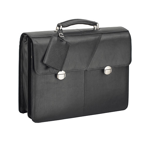 A LEATHER EXECUTIVE CASE, WITH AN INNER PADDED, ZIP DOWN WORKSTATION COMPARTMENT FOR AN ELECTRONIC NOTEPAD. WITH A FLAP, WITH METAL SNAP FASTENERS. WITH POCKETS FOR PDA, MBILE PHONE, DISKS ETC. REMOVABLE MESH POCKET FOR ACCESSORIES. REAR EXTERNAL POCKET FOR PAPERS. EXTERNAL PASSPORT HOLDER. WITH HANDLE.