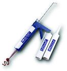 PYROSEALANT IS A HEAT RESISTANT IRON OXIDE RED SEALANT AND GASKET MAKER MATERIAL THAT CURES AT ROOM TEMPERATURE  INTO A TOUGH , RUBBERY SOLID.   IT IS COMPOSED OF AMORPHOUS SILICA,  polydemthyl-siloxane, iron oxide, and a specially developed curing catalyst to facilitate a moisture- sensitive cure at room temperature within approx: 18 hours. 
For best adhesion, Pyrosealant should be installed on a clean, dry surface. 
Supplied in 10.9 oz (310 ml) caulking cartridges