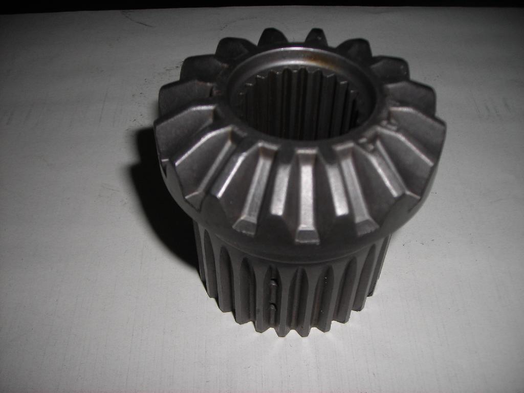 THE PRODUCT IS A TOOTHED WHEEL USED IN THE MANUFACTURE OF AXLES. BEING SEPARATELY PRESENTED PARTS OF TRANSMISSION APPARATUS. MADE OF CAST STEEL.