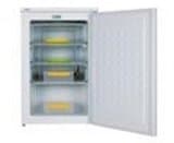 DOMESTIC TYPE UNDER COUNTER, VERTICAL, FREEZER. FREEZER IS FREE STANDING AND HAS FOUR COMPARTMENTS. WITH A CAPACITY OF 122 LITRES. DIMENSIONS, 85CM HIGH BY 55CM WIDE.