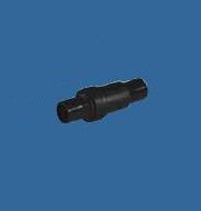 A NON-RETURN (CHECK) VALVE.  MADE OF BLACK POLYPROPYLENE WITH A NITRILE SEAL.  SUITABLE FOR USE WITH MANUAL OR ELECTRIC PUMPS.  PIPE DIAMETER:19 MM OR 25 MM.