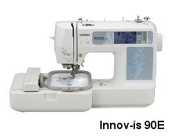 PERSONAL EMBROIDERY MACHINE. THIS PRODUCT CAN PRODUCE ALL TYPES OF EMBROIDERY DESIGNS. IT INCLUDES AN LCD TOUCH SCREEN TO DISPLAY VARIOUS FONTS, INCLUDING ICONS AND 15 LANGUAGES. A USB IMPORT TO CONNECT TO A PERSONAL COMPUTER AND THE FACILITY TO IMPORT PATTERNS FROM BROTHER MEMORY CARDS. FEATURES ALSO INCLUDE: QUICK SET BOBBIN, EASY THREADING AND LOWER THREAD WINDING. THE EMBROIDERY AREA IS 100mm x 100mm AND THE THREAD IS COMPATABLE WITH THREADS FROM OTHER MANUFACTURERS. INCLUDES 70 BUILT IN EMBROIDERY DESIGNS, WITH AUTOMATIC NEEDLE THREADING AND THREAD CUTTING. EMBROIDERY MACHINE IS PACKAGED FOR RETAIL SALE WITH VARIOUS ACCESSORIES, INCLUDING INSTRUCTION MANUAL AND USB CABLE FOR CONNECTING TO A PERSONAL COMPUTER.