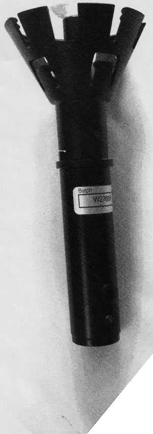 A REMOVAL TOOL MADE FROM PLASTIC AND STEEL. THE WORKING PART OF THE TOOL IS THE STEEL. DESIGNED TO REMOVE DETECTORS FROM A FIXED SURFACE. BLACK IN COLOUR.