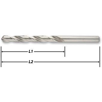 INTERCHANGEABLE HIGH SPEED STEEL DRILL BIT.  TO DRILL WOOD AND METAL. SOLD INDIVIDUALLY.