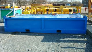 STEEL CARGO BASKET SHIPPING CONTAINER. MEASUREMENTS L8'  X H4'  X W4'.