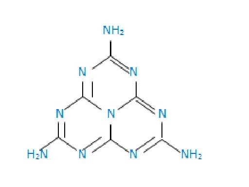MELEM
CHEMICAL FORMULA: C6H6N10
CAS NUMBER: 1502-47-2

A SEPARATE CHEMICALLY DEFINED COMPOUND, PRODUCED BY SUBMITTING MELAMINE TO A HEAT TREATMENT PROCESS. PURITY IS GREATER THAN 99%. NO ADDITIONAL SUBSTANCES. IN THE FORM OF A YELLOW POWDER.
