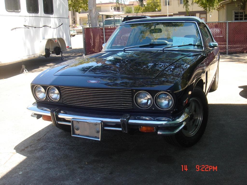 1976 JENSEN INTERCEPTOR. THIS VEHICLE HAS TWO DOORS AND IS LEFT HAND DRIVE. IT HAS A 7206CC PETROL ENGINE AND THE TRANSMISSION IS AUTOMATIC. ORGINAL COLOUR BLUE WITH BLUE LEATHER INTERIOR. IT HAS ITS ORGINAL ENGINE, TRANSMISSION, BRAKING AND STEERING SYSTEMS. THIS MODEL IS NO LONGER IN PRODUCTION. UNDER LIMITED MILEAGE INSURANCE.