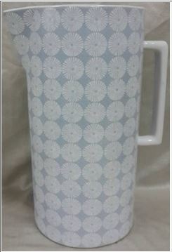GLAZED STONEWARE JUG TO BE SOLD AS A FLOWER VASE H33CM X W18.5CM X D26.5CM. THE JUG HAS NOT BEEN FOOD TESTED.