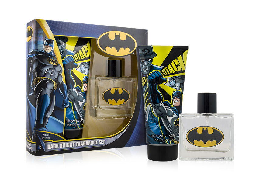 A COSMETIC SET COMPRISED OF SHOWER GEL AND A BODY SPRAY. OF SAME FRAGRANCE. PACKAGED TOGETHER IN A CARDBOARD BOX.