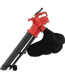 A 2,600 W ELECTRICALLY POWERED, HAND-HELD LEAF BLOWER AND GARDEN VACUUM. THE VARIABLE  BLOW SPEED IS 160-270 KM/HR.  THE VACUUM CAPACITY IS 12 M3/MINUTE.  THE PRODUCT HAS A 40 LITRE COLLECTION BAG CAPACITY AND FEATURES A MULCH/SHRED ACTION THAT COMPRESSES THE LEAVES AND DEBRIS.  SUPPLIED WITH 10M CABLE.  WEIGHT: 4.1KG.