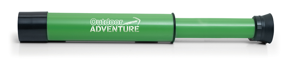 POCKET SIZED PLASTIC, COLLAPSIBLE SCOPE. IT HAS A 12 X MAGNIFICATION AND A 30MM OPTICAL LENS. WITH SOFT EYE PIECE AND ADJUSTABLE FOCUS. AIMED AT CHILDREN AGED 6 YEARS AND UPWARDS. PACKAGED FOR RETAIL SALE ON A COLOURED CARD.