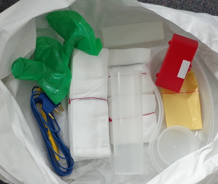 A STERILE MEDICAL DEVICE FOR SINGLE USE IN THE FORM OF A KIT. IT IS FOR THE DELIVERY OF DIATHERMIC TREATMENT VIA A CAUTERY PENCIL. IT ALSO CONTAINS PERIPHERAL COMPONENTS TO THE SUPPORT THE PROCEDURE AND MANTAIN A STERILE FIELD. THIS INCLUDES A STERILE WRAP, KIDNEY DISHES, SHARPS PUNCTURE PROOF BOX, DISPOSAL BAGS AND THE CAUTERY PENCIL WITH TEFLON BLADE, BUTTON SWITCH AND HOLSTER.
