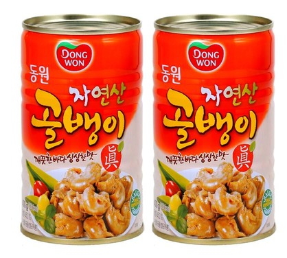 HEATED WHELK MEAT FOR USE AS AN INGREDIENT IN FOOD. PRODUCT ALSO CONTAINS WATER, SUGAR, SOY SAUCE, FRUCTOSE, MALT SYRUP, SALT AND MONOSODIUM GLUTAMATE. THE WHELKS AND SAUCE ARE INSERTED INTO CANS, WHICH ARE THEN SEALED. THEY ARE THEN HEATED AT 114 DEGREES CELCIUS FOR 46 MINUTES. THE WHELKS ARE OF THE SPECIES BUCCINUM UNDATUM.