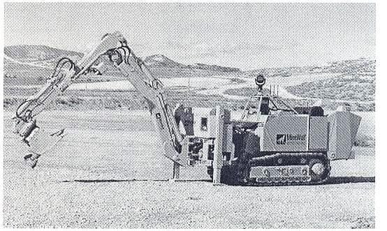 PURPOSE BUILT REMOTE CONTROLLED TRACKED VEHICLE USED FOR CLEARANCE OF EXPLOSIVE DEVICES INCLUDING LANDMINES,
MULTIDFUNCTIONAL USE WITH THE POSSIBILITY OF ATTACHING VARIOUS TOOLS AND CAMERA SYSTEMS.
DIESEL ENGINE.
MINE CLEARANCE OF 12000 METRES SQUARED PER DAY.
GROUND PENETRATION TO DEPTH OF 25CM.
MACHINE DIMENSIONS (WITHOUT ATTACHMENTS) L 4200MM X W 1634MM X 2219MM.
WEIGHT (WITHOUT ATTACHMENTS) 6600KG.