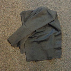 A KNITTED FABRIC OF 87% POLYAMIDE AND 13% ELASTANE. HAS A WIDTH OF 150 CENTIMETRES, AND A WEIGHT OF 200 GRAMMES PER SQUARE METRE. BLACK IN COLOUR.