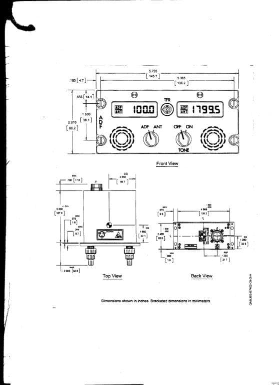 AUTOMATIC DIRECTION FINDER PANEL IS THE CONTROL PART OF THE ADF SYSTEM.
TO REMOTELY TUNE A SINGLE COMPATIBLE ADF RECEIVER TO A USER SELECTED FREQUENCY.
REMOTELY COMMAND ADF RECEIVER TO OPERATE IN EITHER ADF MODE OR ANT MODE.
THE PURPOSE TO POINT TO A NON-DIRECTIONAL RADIO BEACON (LOCATES THE DIRECTION AND DISTANCE FROM THE BEACON)