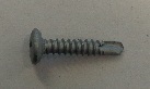 SHALLOW PAN HEAD, CROSS RECESS, SELF TAPPING THREAD, DRILL POINT SCREWS. MANUFACTURED FROM MARTENSITIC STAINLESS STEEL WITH SILVER TWO STAGE CHROMIUM FREE INORGANIC ANTI-CORROSION COATING. FOR USE IN THE MECHANICAL JOINTING OF METAL, COMPOSITE MATERIALS AND PVCU.