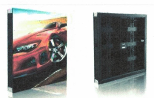 AN LED TILE WHICH INTERLINKS WITH OTHER LED TILES TO FORM AN ADVERTISING WALL. THE TILES INCLUDE A POWER SUPPLY UNIT AND A SCAN CARD WHICH ARE INTEGRATED AS A BASIC UNIT.
A VIDEO CONTROLLER, SOFTWARE, DATA AND POWER CABLES ARE ACCESSORIES FOR THE TILES  AND CAN BE SHIPPED TOGETHER WITH THE TILES OR SEPERATELY.
THE TILES ARE LINKED TOGETHER USING OPTICAL FIBRE AND ETHERNET PORT. AN ADP MACHINE VIDEO SOURCE FEEDS THE VIDEO CONTROLLER AND THE VIDEO CONTROLLER WILL DISTRIBUTE THE VIDEO SOURCE TO THE SCREENS. THE TILES HAVE NO TV RECEPTION/RADIO CAPABILITY.
