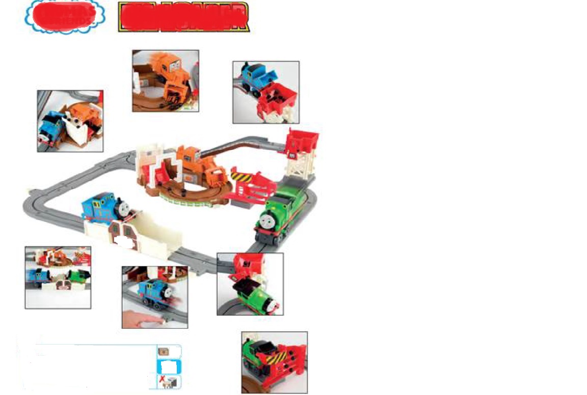 BATTERY POWERED TRAIN PACKAGED WITH RAILWAY TRACK, INTEGRATED LOADER/OFFLOADER TO LOAD BALLAST INTO TRAIN, BALLAST THEN OFFLOADS.  ALL COMPONENETS DIRECTLY CONNECTED TO BATTERY  (ELECTRIC) TRAIN/TRACK.  SET DOES NOT INCLUDE ANY SCENERY ITEMS.   PACKAGED AS A SET FOR RETAIL SALE.
