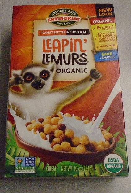 A BREAKFAST CEREAL CONTAINING CORNMEAL, WHOLEGRAIN CORNMEAL, CANE SUGAR, PEANUT BUTTER, MOLASSES, COCOA POWDER, SEA SALT, SOY OIL, CHOCOLATE FLAVOUR, TOCOPHEROLS, AND TAPIOCA STARCH. THEY HAVE THE APPEARANCE OF BROWN AND BEIGE SPHERES AND ARE INTENDED TO BE EATEN WITH MILK. CONTAINED IN A CARDBOARD BOX WEIGHING 10 OUNCES (284 GRAMMES). PUT UP FOR RETAIL SALE.