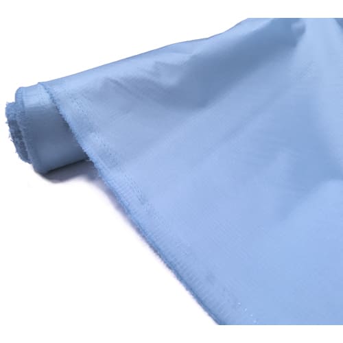 WOVEN POLYESTER TEXTILE FABRIC. RIPSTOP. SAID TO HAVE A NON CELLULAR PU COATING, WHICH IS NOT CONSIDERED TO BE VISIBLE TO THE NAKED EYE. ON A ROLL. SAMPLE SEEN GREEN IN COLOUR