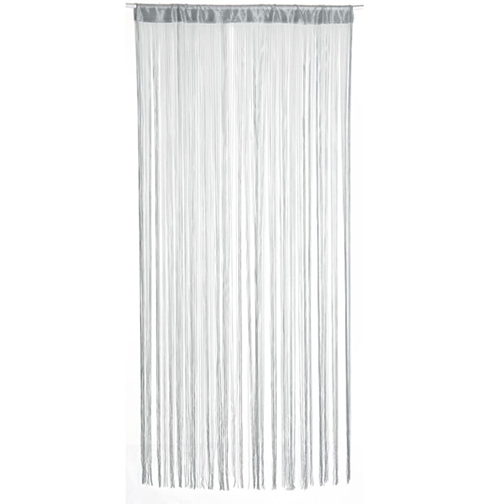 A STRING STYLE CURTAIN. MADE OF POLYESTER TEXTILE YARNS. PACKED IN A PLASTIC BAG