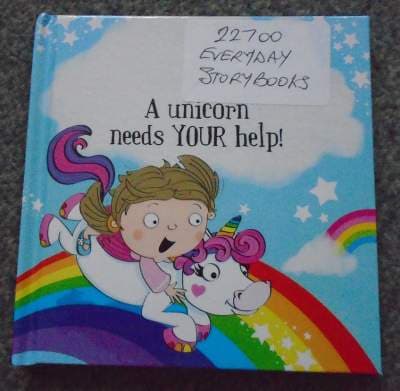 AN ILLUSTRATED, HARDBACK CHILDREN'S STORY BOOK. THE BOOK HAS 21 PAGES OF CONTINUOUS TEXT WITH COLOUR ILLUSTRATIONS AND THERE ARE 4 PAGES AT THE BACK WITH PICTURES FOR A CHILD TO COLOUR IN.