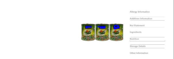 A MIXTURE OF PEAS AND CARROTS. PRESERVED IN SALT WATER
INGREDIENTS: WATER, GREEN PEAS, CARROTS,  SALT AND CITRIC ACID
PACKAGED IN 3X184G. DIMENSIONS LENGTH 275 WIDTH 145 HEIGHT 205