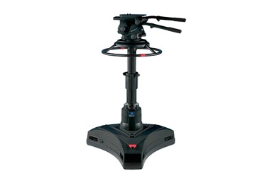 A COMPACT PEDESTAL. IT IS A MECHANICAL DEVICE USED TO MOVE CAMERAS AROUND A STUDIO. 

THE PEDESTAL PROVIDES OPERATIONAL FLEXIBILITY WITH A TWO-STAGE COLUMN, 77 CM / 30.3 "" ON-SHOT STROKE AND 80 KG / 176.4 LBS MAXIMUM CAPACITY. IT CAN ACCOMMODATE A WIDE RANGE OF CAMERA, LENS AND TELEPROMPTER COMBINATIONS, MAKING IT PARTICULARLY SUITABLE FOR STUDIO PRODUCTIONS.

THE PEDESTAL HAS AN INTEGRAL CABLE GUARD, A DETACHABLE STEERING RING, A SINGLE PARK BRAKE AND A LOW PRESSURE PNEUMATIC SYSTEM TO AID MANOUEVRABILITY.