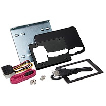 STANDARD SSD PLUS UPGRADE KIT - A NON-VOLATILE SOLID-STATE DRIVE. IT IS FOR USE AS AN INTERNAL DATA STORAGE DEVICE IN AN AUTOMATIC DATA PROCESSING MACHINE. IT CONSISTS MAINLY OF NAND FLASH MEMORY, A CONTROLLER AND OTHER PASSIVE COMPONENTS ON A PRINTED CIRCUIT BOARD ALL CONTAINED IN A 2.5" FORM FACTOR CASING. SIZE OF CASING IS 100.1MM LONG X 69.85MM WIDE X 7MM THICK. THE DEVICE SUPPORTS AES 256-BIT ENCRYPTION. THE INTERFACE IS SATA REV. 3.0. WHICH PERMITS CONNECTION TO THE AUTOMATIC DATA PROCESSING MACHINE. AVAILABLE STORAGE CAPACITY IS 256GB, 512GB, 1024GB AND 2048GB. 
THE PRODUCT IS ACCOMPANIED BY AN UPGRADE KIT CONSISTING OF: A 2.5" USB ENCLOSURE, 3.5" BRACKET AND MOUNTING SCREWS, SATA POWER & DATA CABLE, 7MM TO 9.5MM ADAPTER AND HARD DRIVE CLONING SOFTWARE.