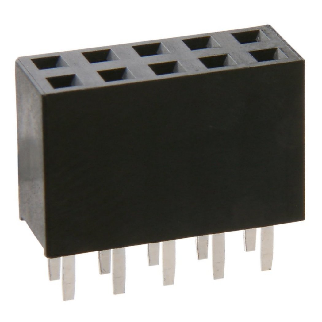 A CONNECTOR WHICH MOUNTS DIRECTLY ON TO THE PCB AND ALLOWS THE VERTICAL CONNECTION BETWEEN ONE BOARD AND ANOTHER. IT IS USED FOR CONNECTING TWO PCBS AND CONNECTS DIRECTLY TO THE BOARD. IT ALLOWS SIGNALS TO BE SENT BETWEEN THE PCBS. IT IS MANUFACTURED FROM THERMOPLASTIC MOULDING WITH INTEGRATED CONTACTS. THE CONNECTOR IS TO BE MOUNTED ON THE PCB USING SOLDER.