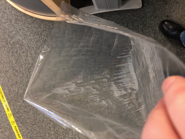 MULTI-LAYER FLEXIBLE PLASTIC FILM. MADE OF 51% LOW DENSITY POLYETHYLENE (LDPE), 35% POLYAMIDE (PA) PLASTIC, 9% EVOH AND 5% POLYETHYLENE TEREPHTHALATE. THE THICKNESS RANGE IS FROM 40 MICRON TO 110 MICRON. TO BE CONCERTED INTO A BAG.