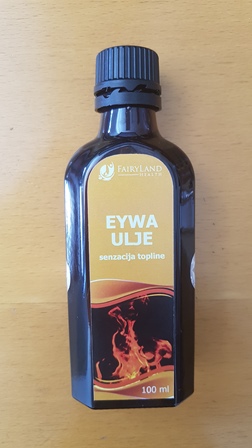 Ulje za masažu tijela, opuštanje mišića i ublažavanje boli, blago viskozno s mirisom bilja. Sastojci: vinilin butil eter, (ulja: cimeta, noćurka, kokosa, pasjeg trna, badema, argana, koštica marelica, jojobe, koprive, avokada, aloe vere i nima).
Proizvod je namijenjen sportašima za opuštanje mišića i povećanje elastičnosti zglobova. Nanošenjem proizvoda razvija se osjećaj topline ili žarenja. Proizvod se isporučuje za  pojedinačnu prodaju u staklenoj bočici od 100 ml.