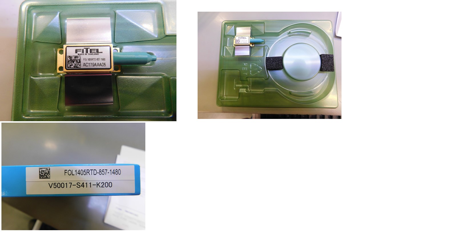 A termék egy optikai lézer modul (más néven pumpáló lézer modul).  A termék légmentesen lezárt tokozásban elhelyezett alkatrészekből (lézerdióda, fotodióda, termisztor, termoelektromos hűtő) áll, amelynek két oldalán összesen 14 db kivezetés található és a tokozás egyik végére egy optikai szál (pigtail) van szerelve.
A modult a DWDM (Dense Wavelenght Division Multiplexing - nagysűrűségű hullámhossz multiplexálás) optikai távközlési hálózati rendszerekben használják. A termék egy meghatározott hullámhosszon (jelen esetben 1480 nanométeren) képes a lézer energiáját egy optikai szálba pumpálni.
A tokozásban az alábbi alkatrészek találhatók: 1 db lézerdióda, 1 db fotodióda, 1 db termisztor, 1 db termoelektromos hűtő (TEC).